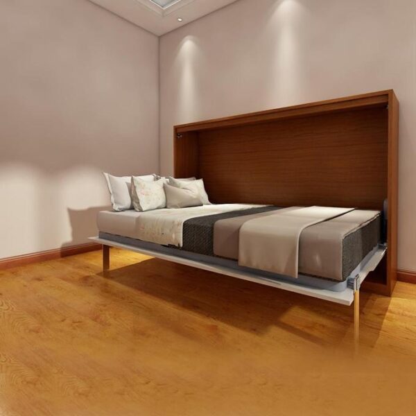 Dekora Horizontal Wall Mounted Bed - Brown
