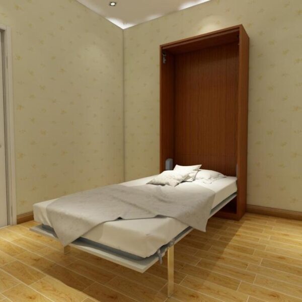 Dekota Vertical Single Wall Bed (Brown)